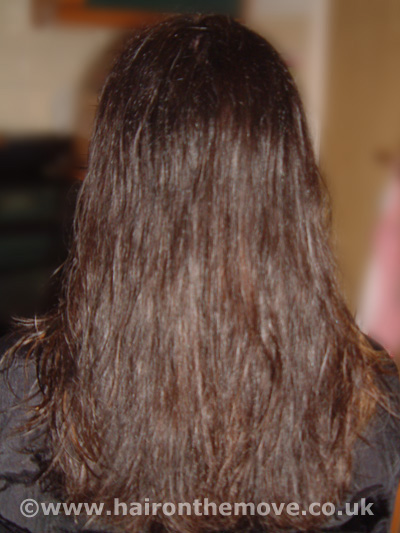 Hair Straightening Before