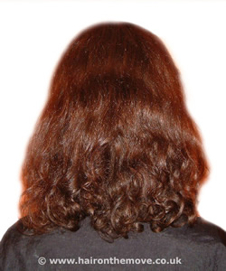 Hair Straightening Before