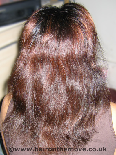 Hair Straightening Before