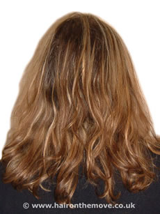 Hair Straightening Before
