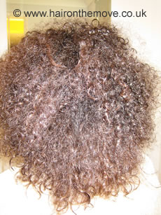Hair Straightening Before