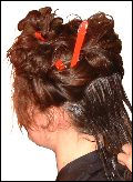 Hair Straightening Process Step 2