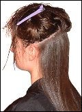 Hair Straightening Process Step 4